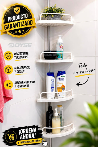 Repisa Esquinera Retractil De Baño