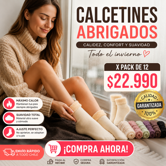 Pack x12 Pares Calcetines Invierno